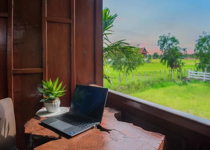 Serene Eco Work & Relax Retreat Rice Field
