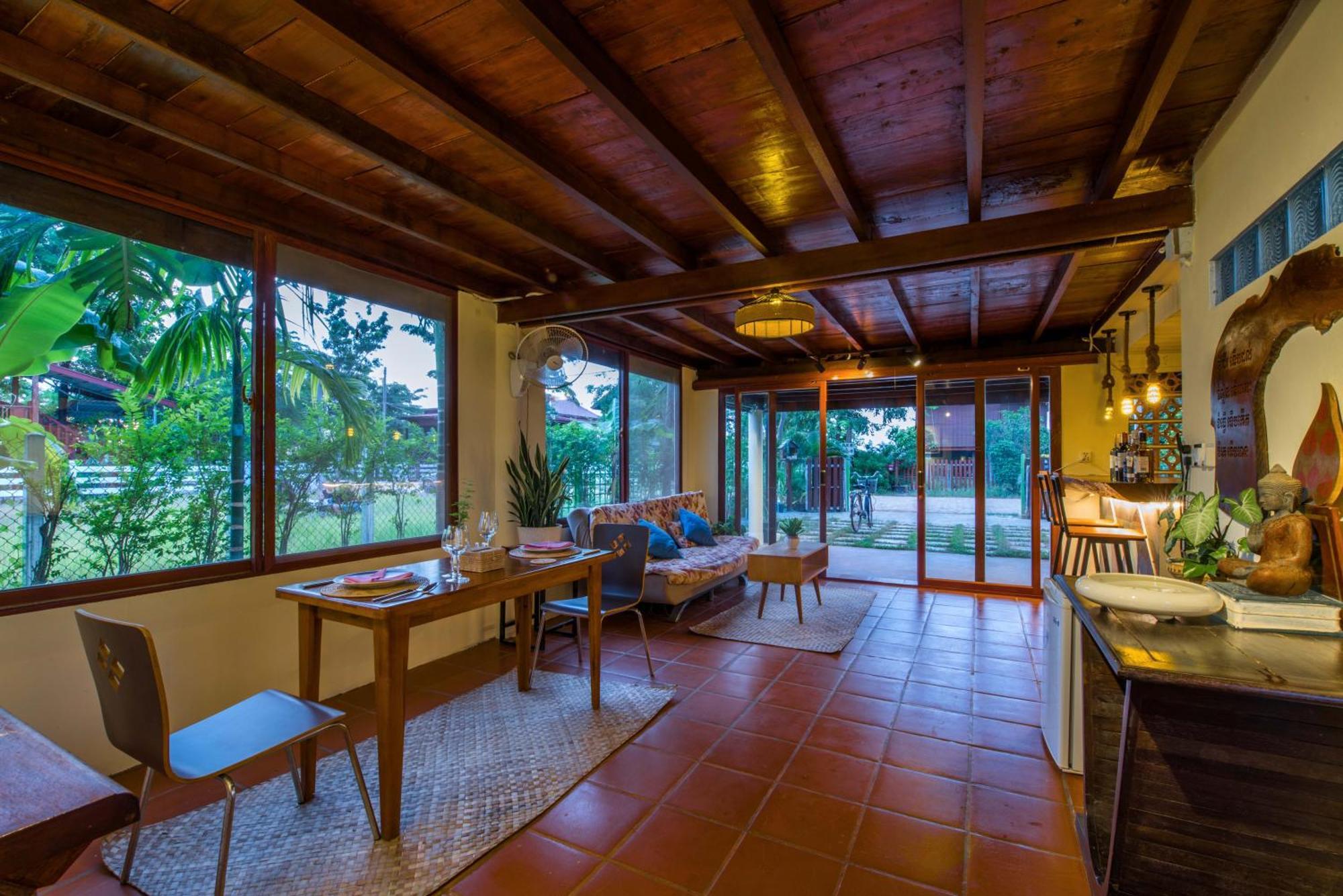 Lodge Serene Eco Work & Relax Retreat Rice Field Ciudad de Siem Riep